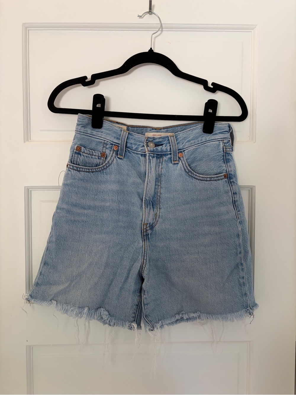 Levi’s High-Rise Denim Bermuda Shorts size 25